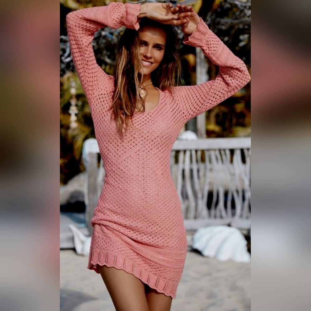 ✨ SPELL & THE GYPSY COLLECTIVE ATLANTIC CROCHET MINI DRESS ✨🌙 Size Small | NWT